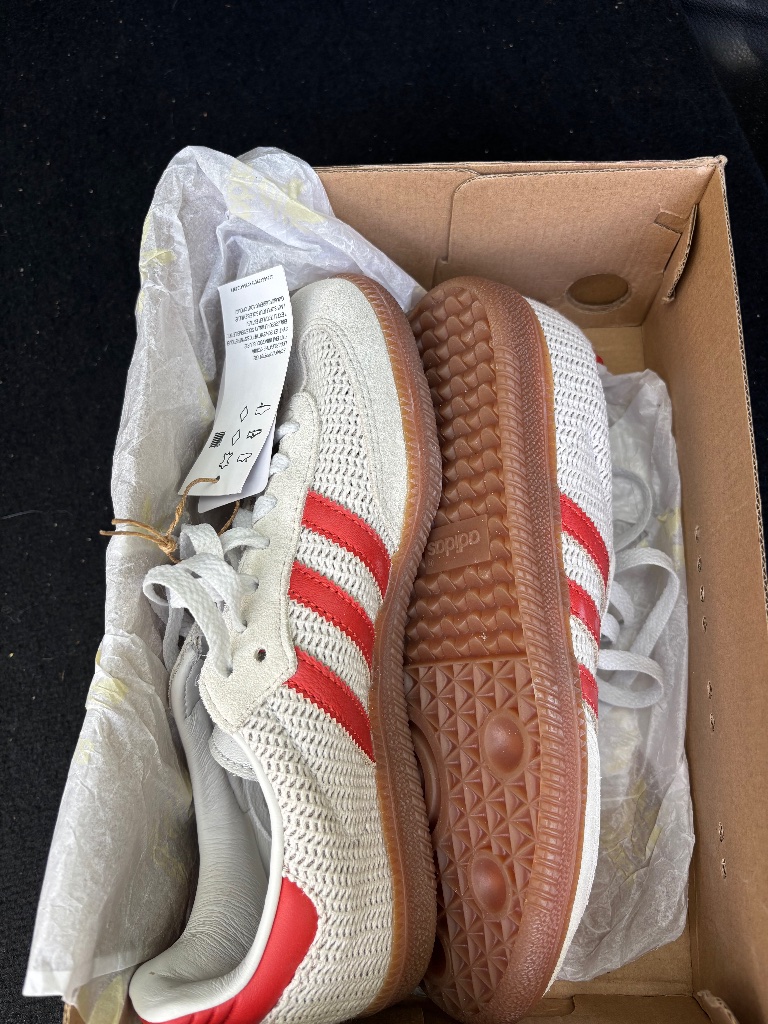 Adidas Samba Og Crystal White Preloved Red